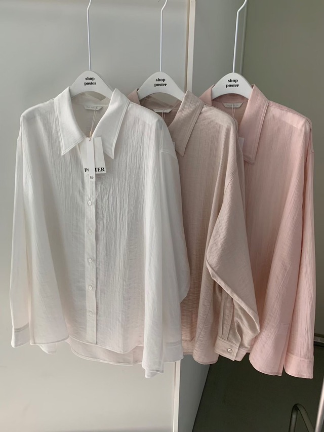 (予約) poster / Glory deep v-neck knit 4color