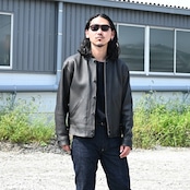 OLD JOE(オールドジョー)PATINA DEERSKIN COSSAK JACKETスタイル