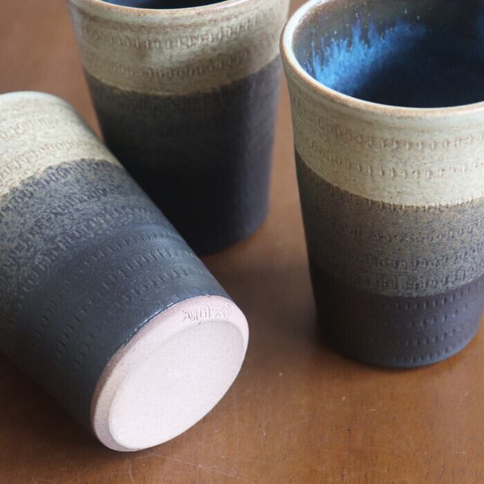 小石原焼 森喜窯 フリーカップ ビアカップ Koishiwara-yaki Free cup