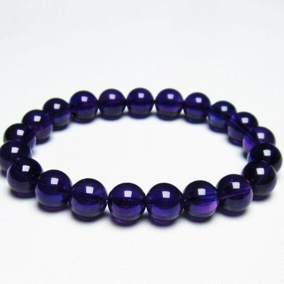アメジスト ブレスレット 9mm [M便 1/10] 111-21775