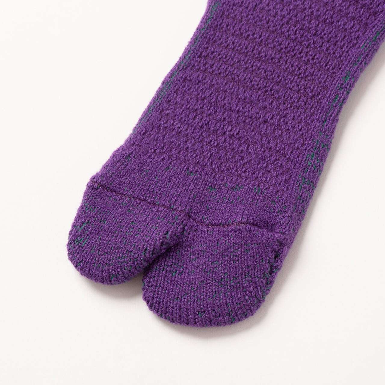 DM便190円】NODAL 84N Wool Long Socks（Violet） ウールロング