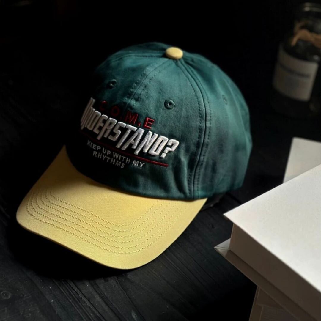 レトロカラーブロック ベースボールキャップ 20243 | Lo-FiDAZ