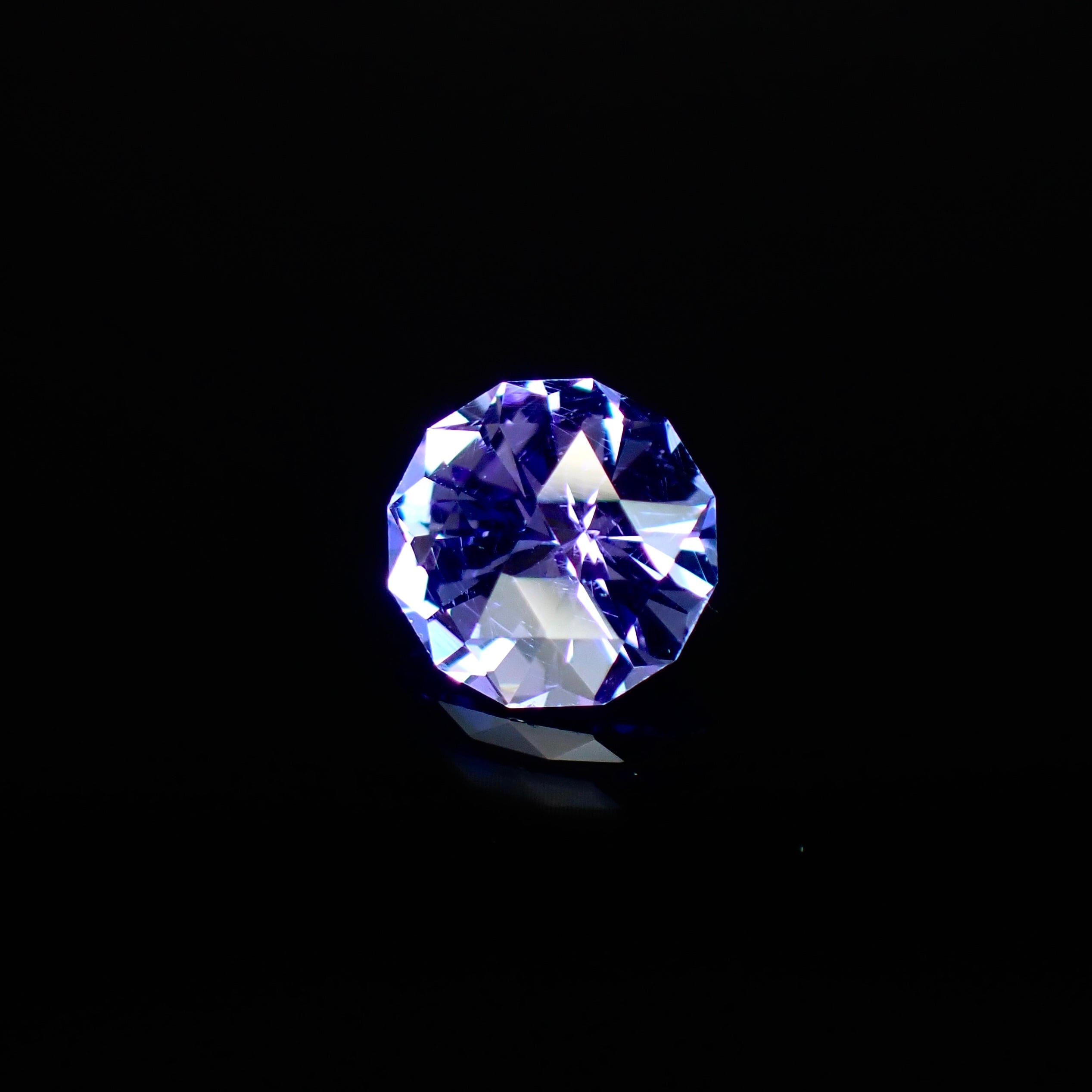 Original Cut】夜空色に煌めくローズカット 0.37ct 天然 タンザナイト
