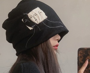 【韓国ファッション】ウールハット ニット帽