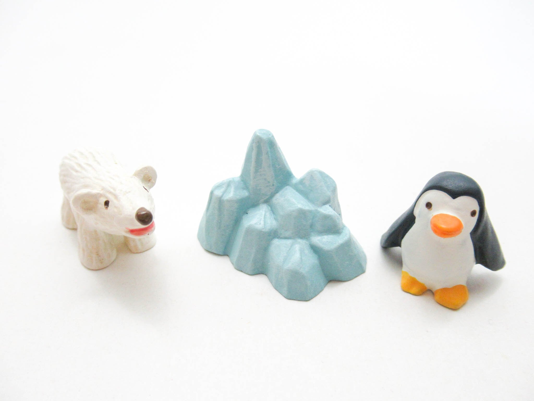 SALE】ミニミニフレンズセット シロクマ ペンギン 氷山 （ミニチュア