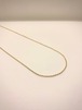 50cm  中  14kgf 小豆（あずき）チェーンネックレス　（幅2.0mm）　14kgf necklace