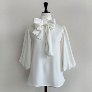 Double Standard Clothing Sov.×akko3839 ボウタイパフスリーブブラウス 0504-020-263