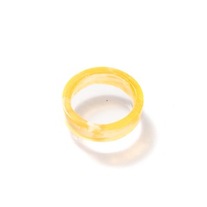 ✴︎Cao。Acrylic ring✴︎ -milk orange-