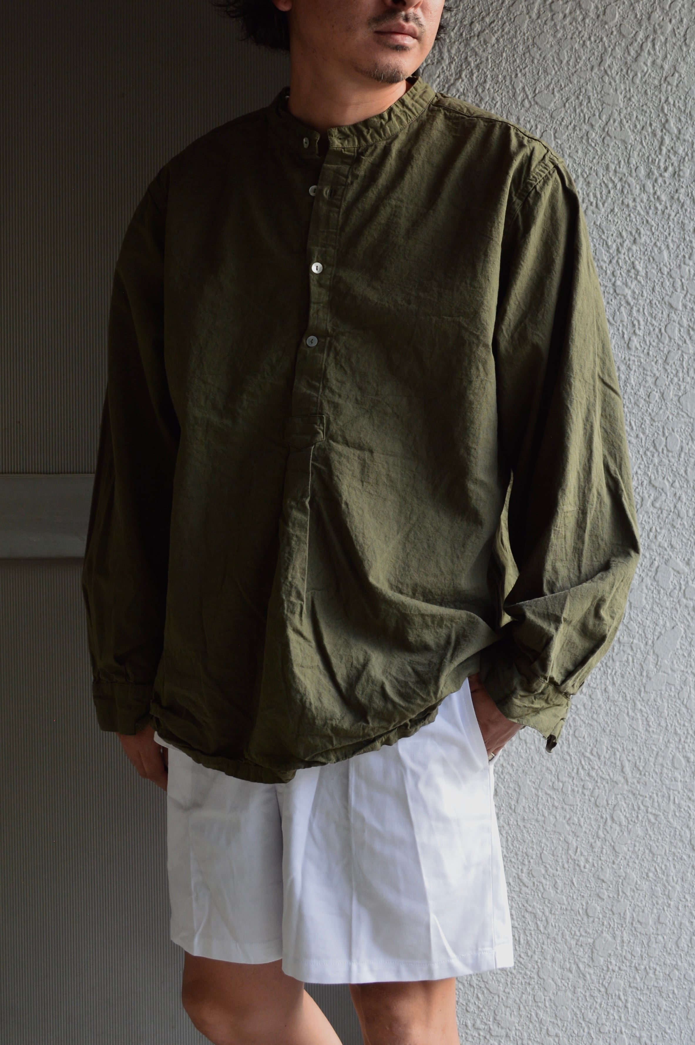 Bulgarian Army 50s reproduction sleeping shirts Dyed Olive