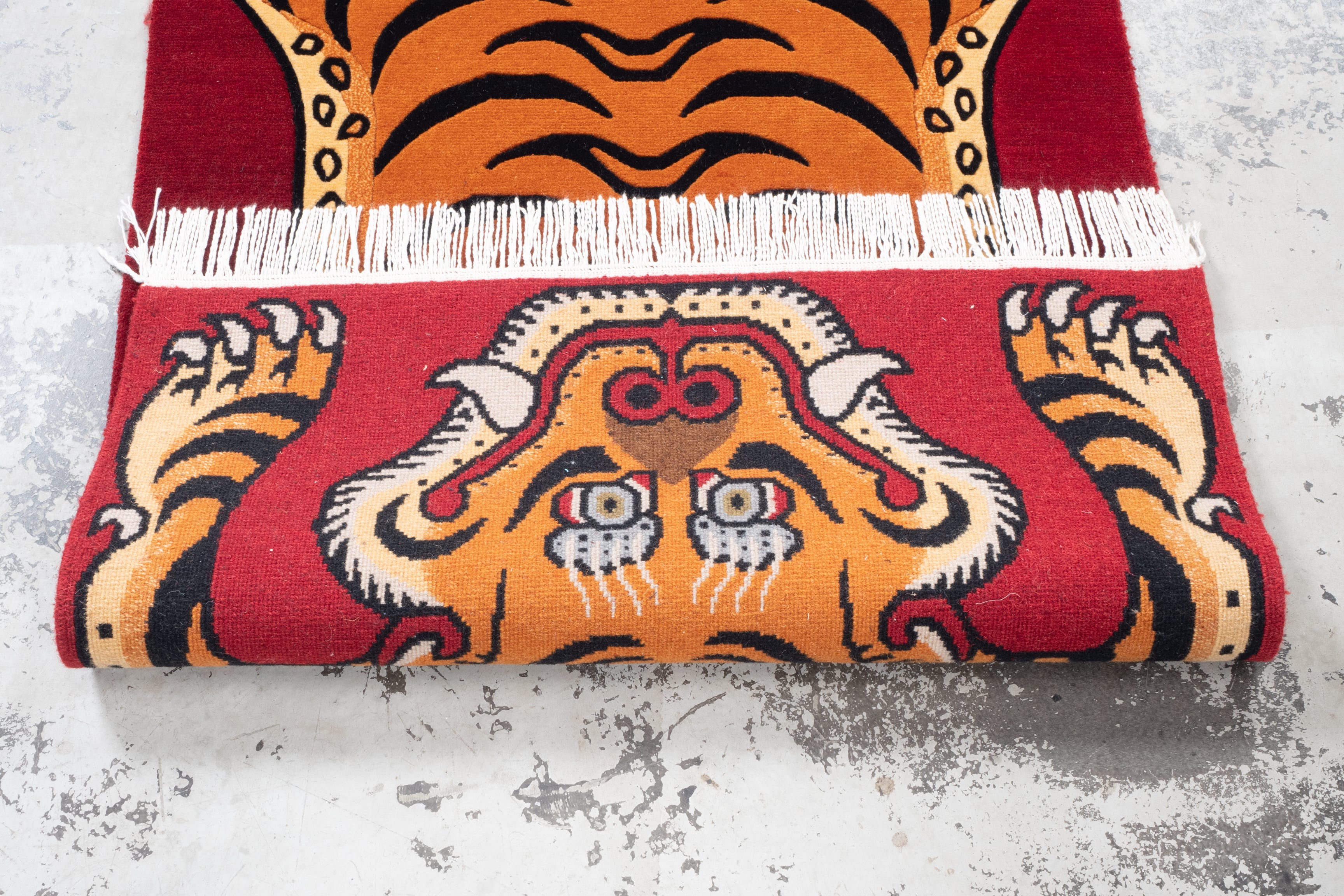 Tibetan Tiger Rug 《Mサイズ•プレミアムウール253》チベタンタイガー