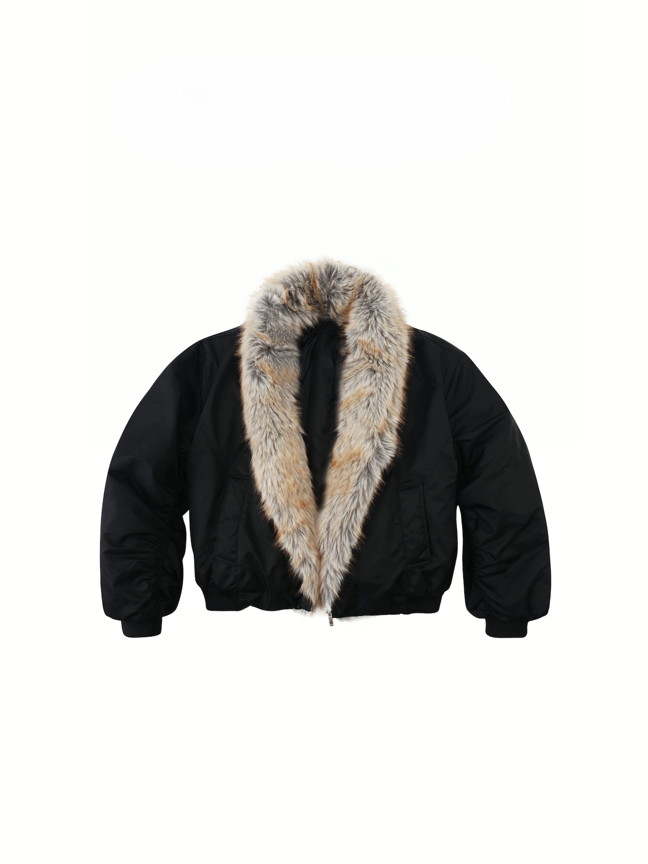 BOOGOOVOGUE Mink Fur Bomber Jacket