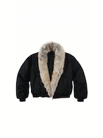 BOOGOOVOGUE Mink Fur Bomber Jacket