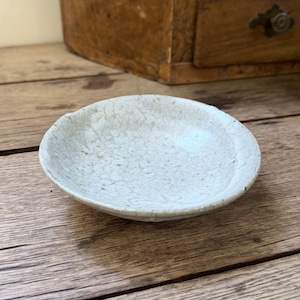 四海大 籾灰釉小皿