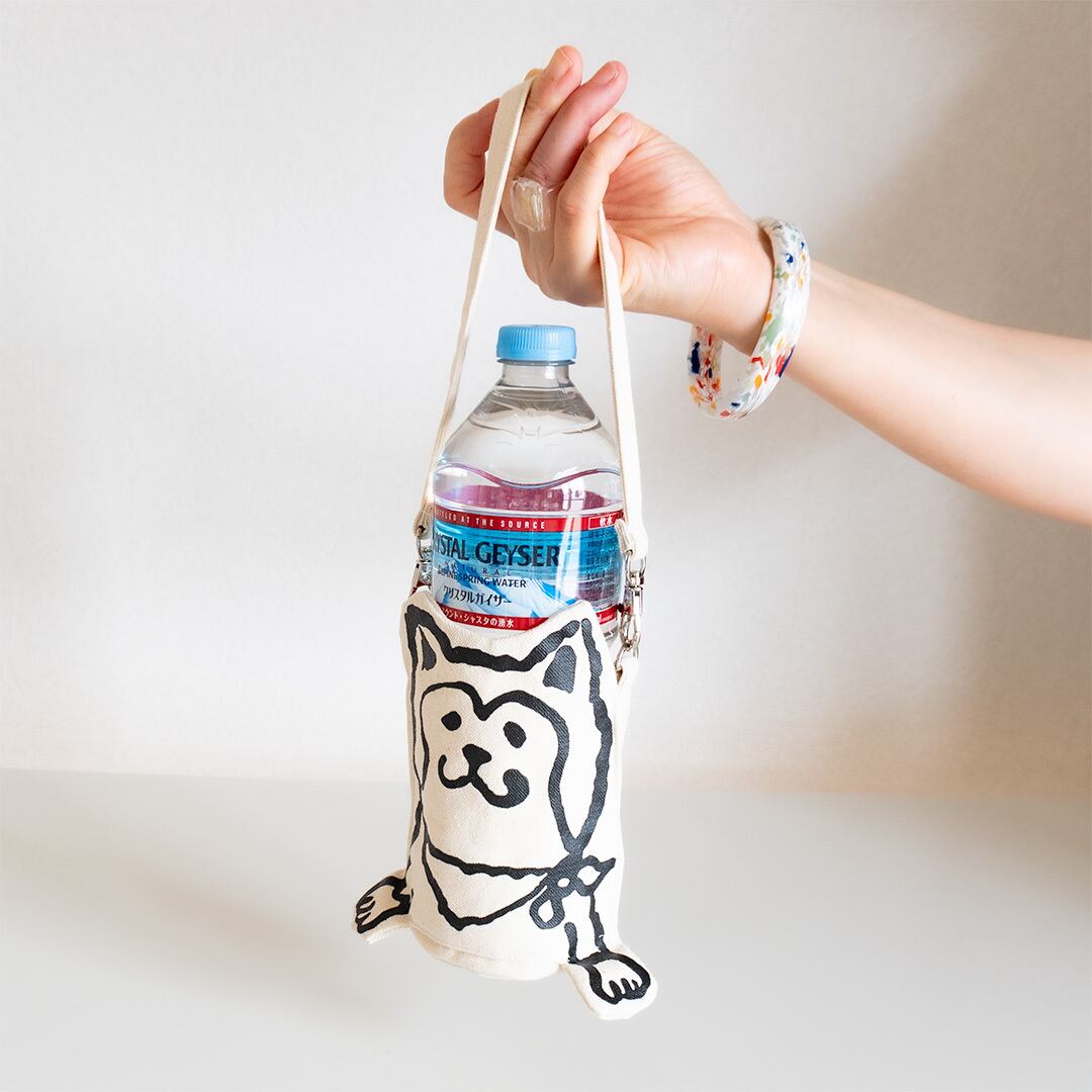 柴犬の柴山くんのペン立て/ペットボトルホルダー/スマホショルダー