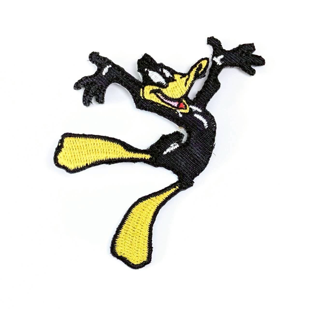 送料無料！ ★刺繍アイロンワッペン★【 Looney Tunes / ルーニーテューンズ 】 ダフィーダック〚アメリカン雑貨 アメトイ〛