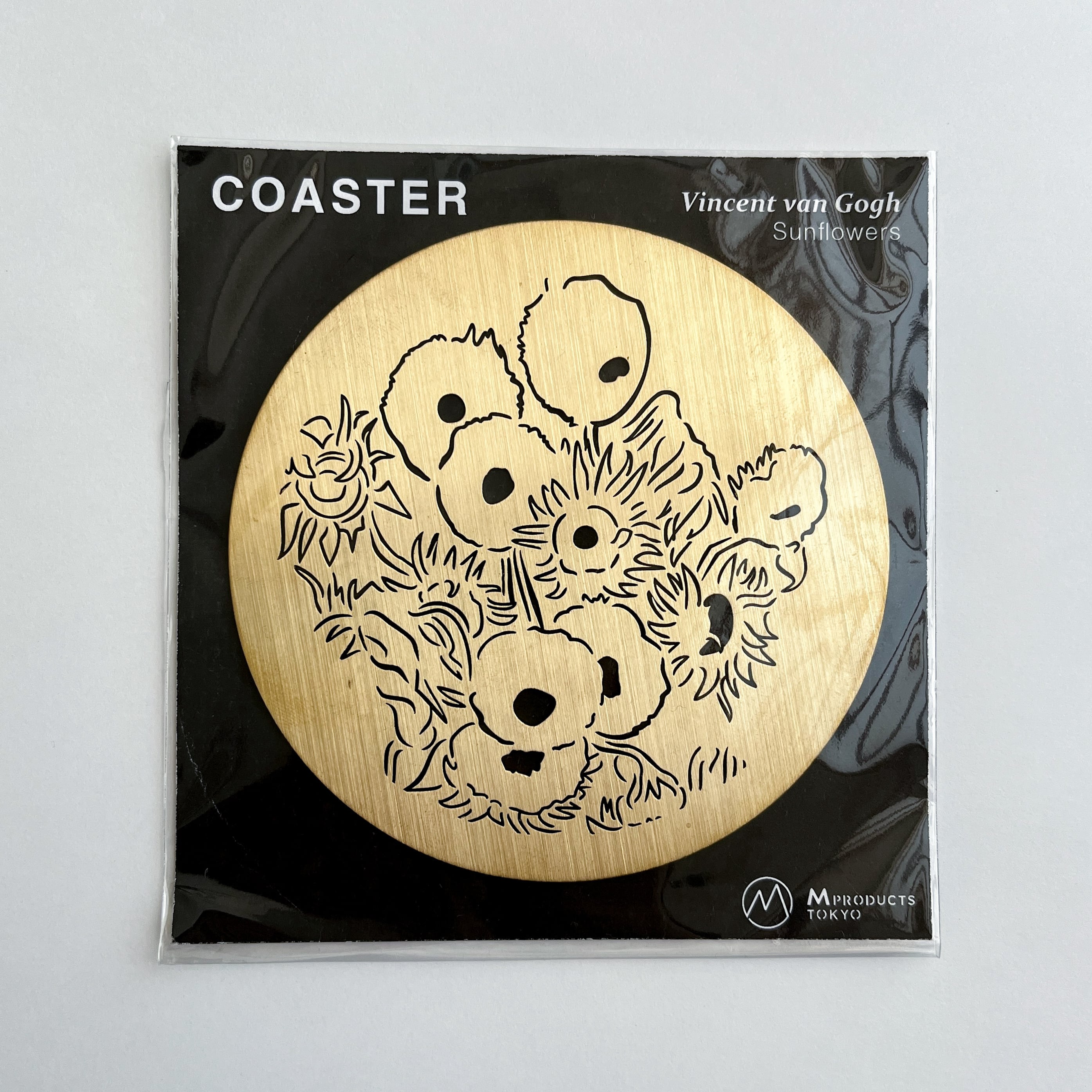 ゴッホ 「ひまわり」高級アートプリント　額付き（Sサイズ）金色Gold ゴッホ 「ひまわり」高級アートプリント 額付き（Sサイズ）金色