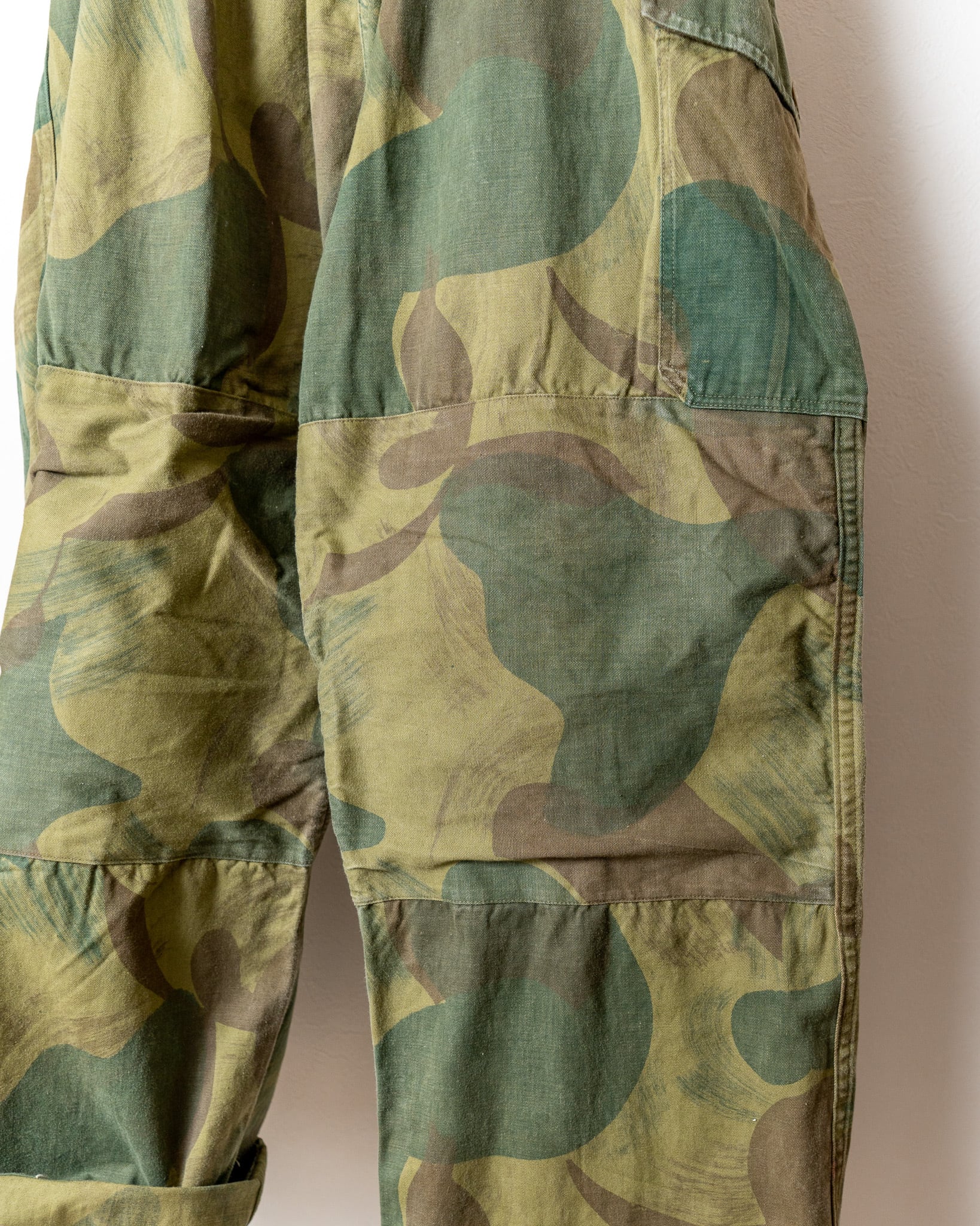 MINT】Belgian Army 50's Brushstroke Camouflage Trousers 実物 