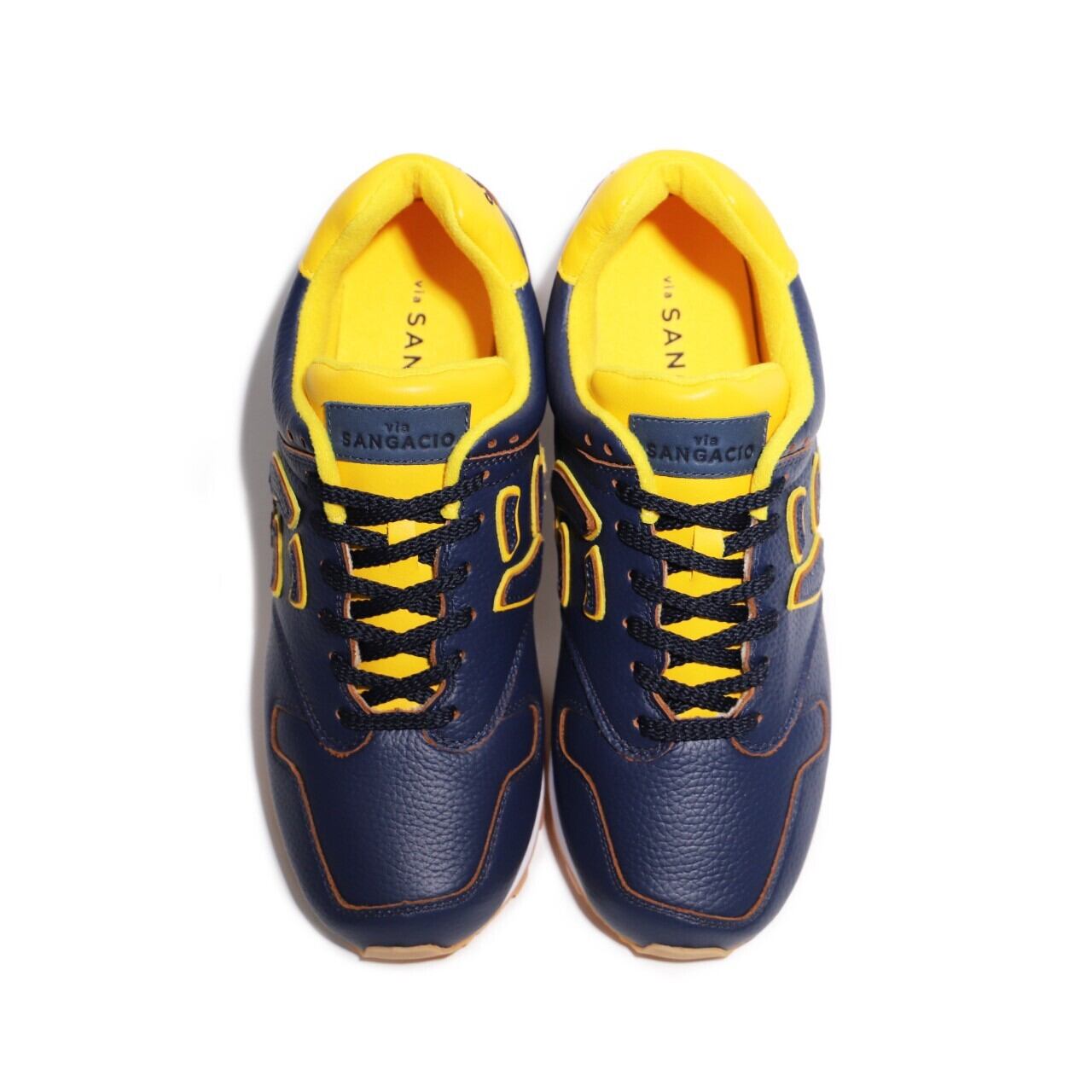 メーカーviaSANGACIO【新品未使用】via SANGACIO　NAVY×YELLOW　7周年記念モデル