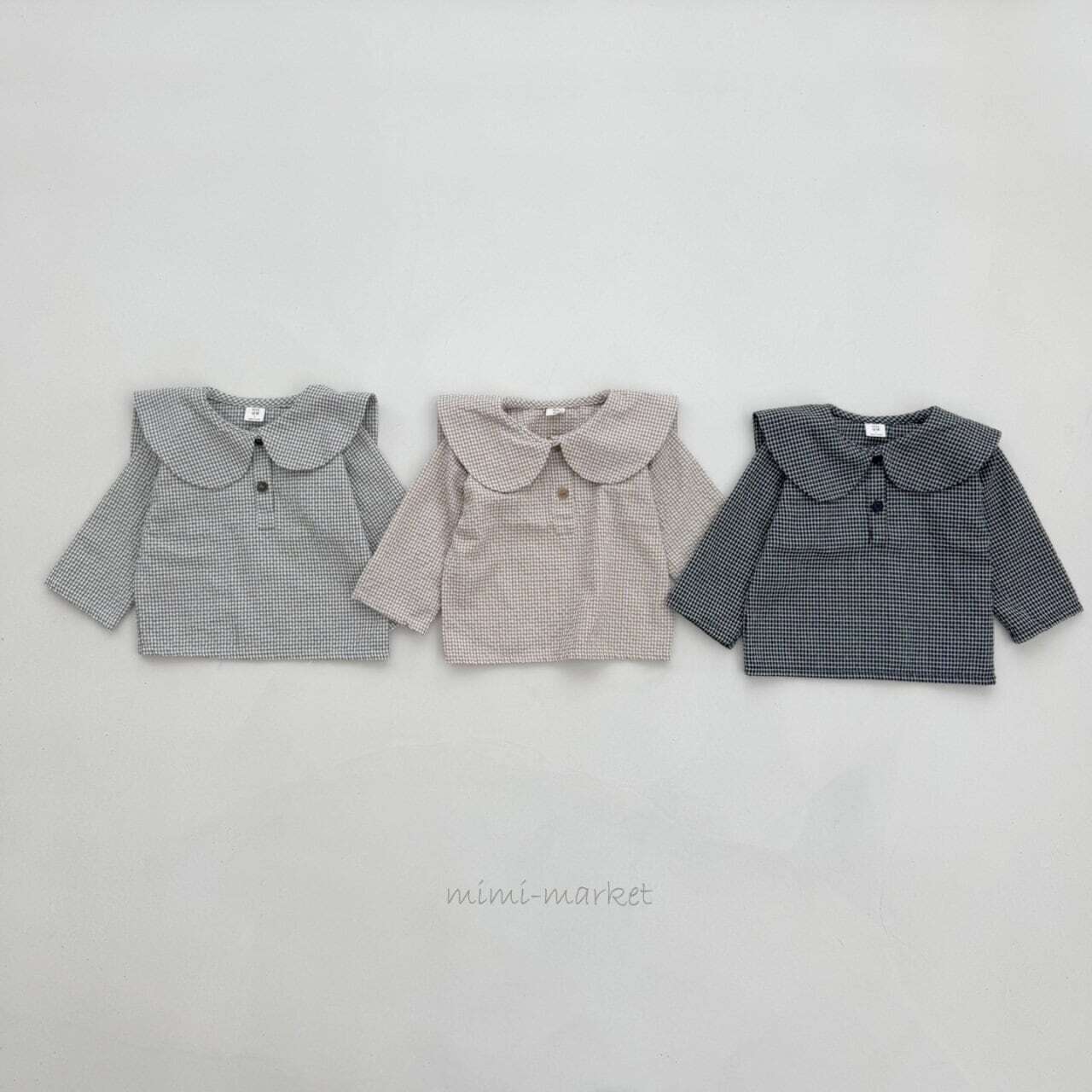 即納》mimi−market⌇送料無料⌇ チェックセラブラウス | Sayang