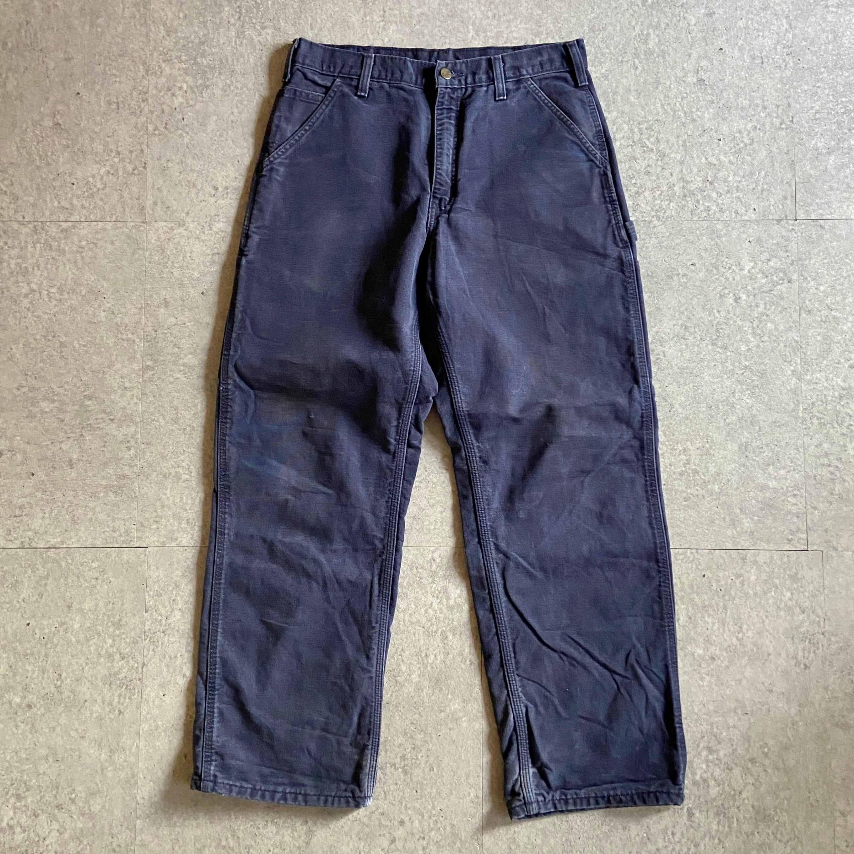 Carhartt Duck Painter Pants Inner Flannel W32L30 G049