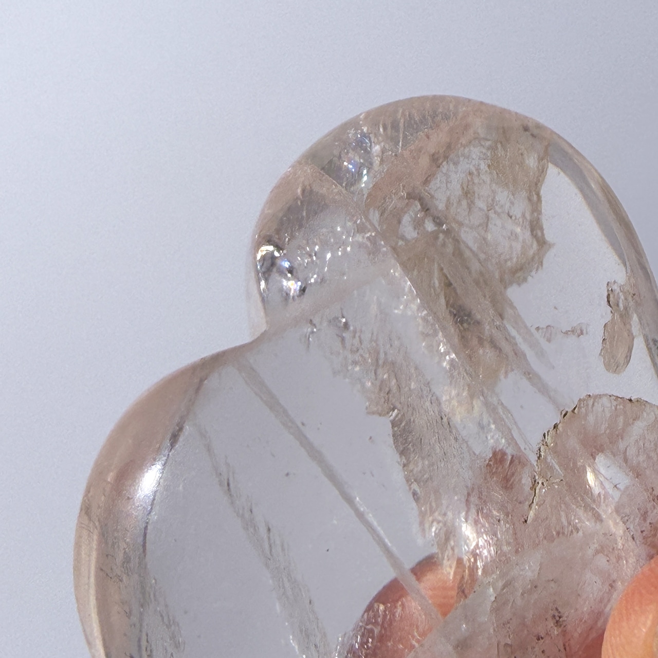 クリアクォーツ01 ハート * Clear Quartz * 天然石