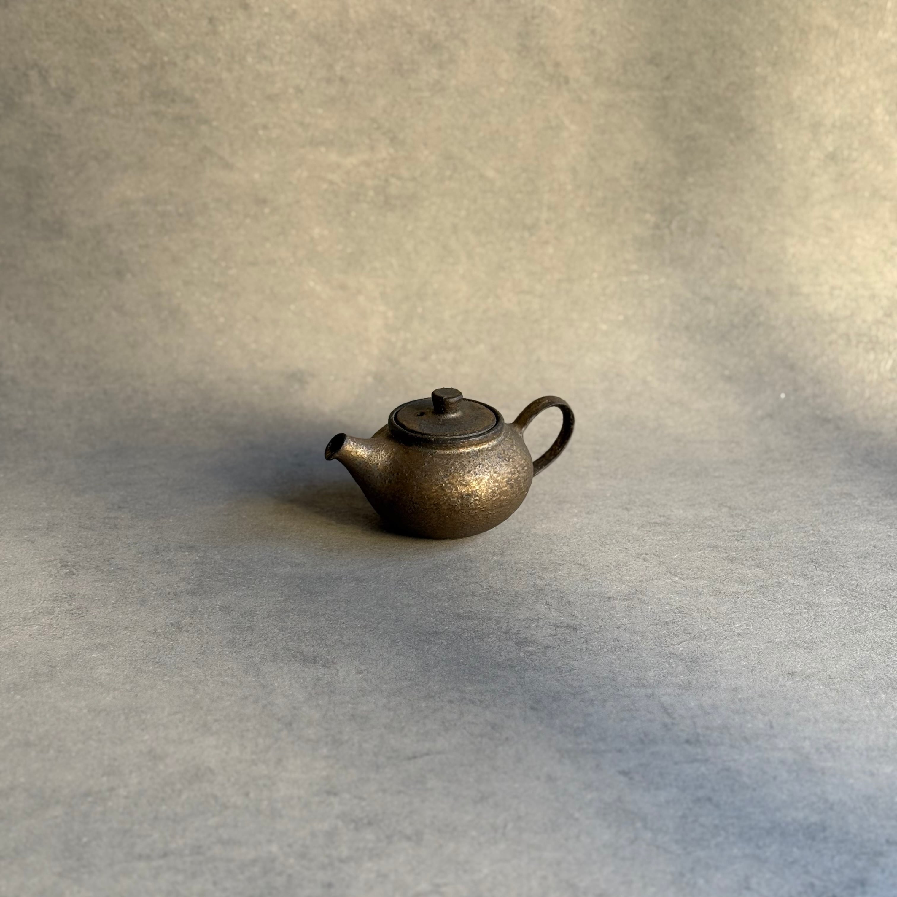 水野幸一 銅彩釉 茶壺 | gallery 一白