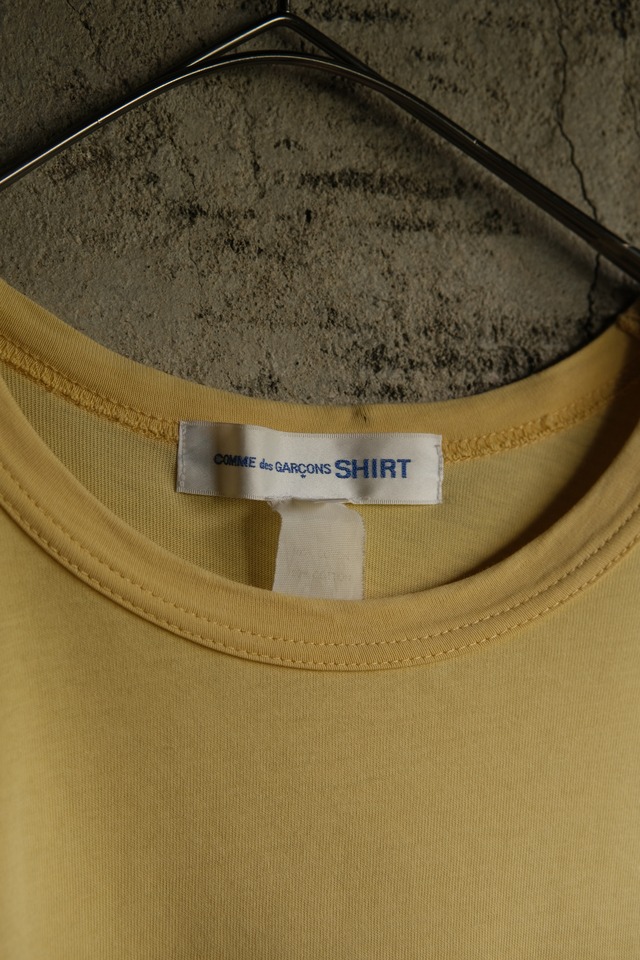 IORI／"COMME des GARÇONS SHIRT" t-shirt／yellow
