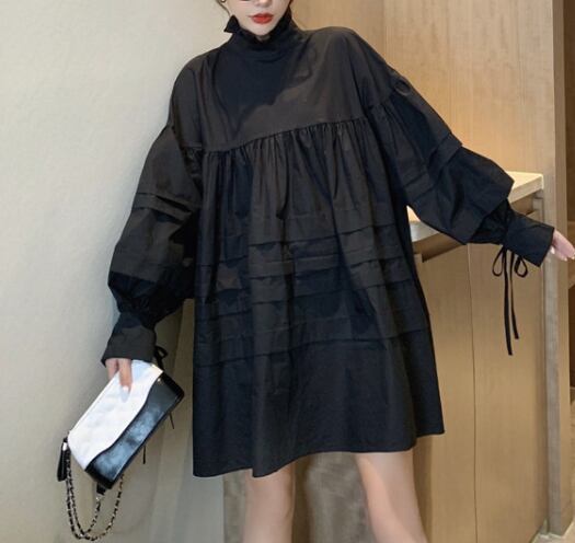 ランタンスリーブブラウスワンピース 22103