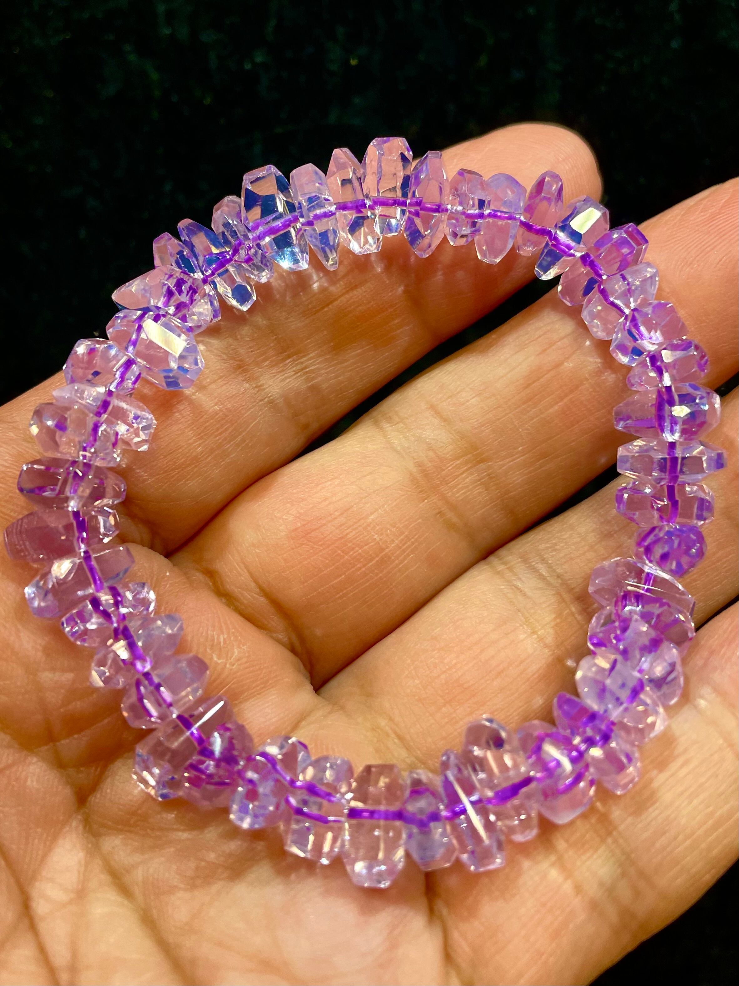 17) スコロライト・ブレスレット(さざれカット)AAA