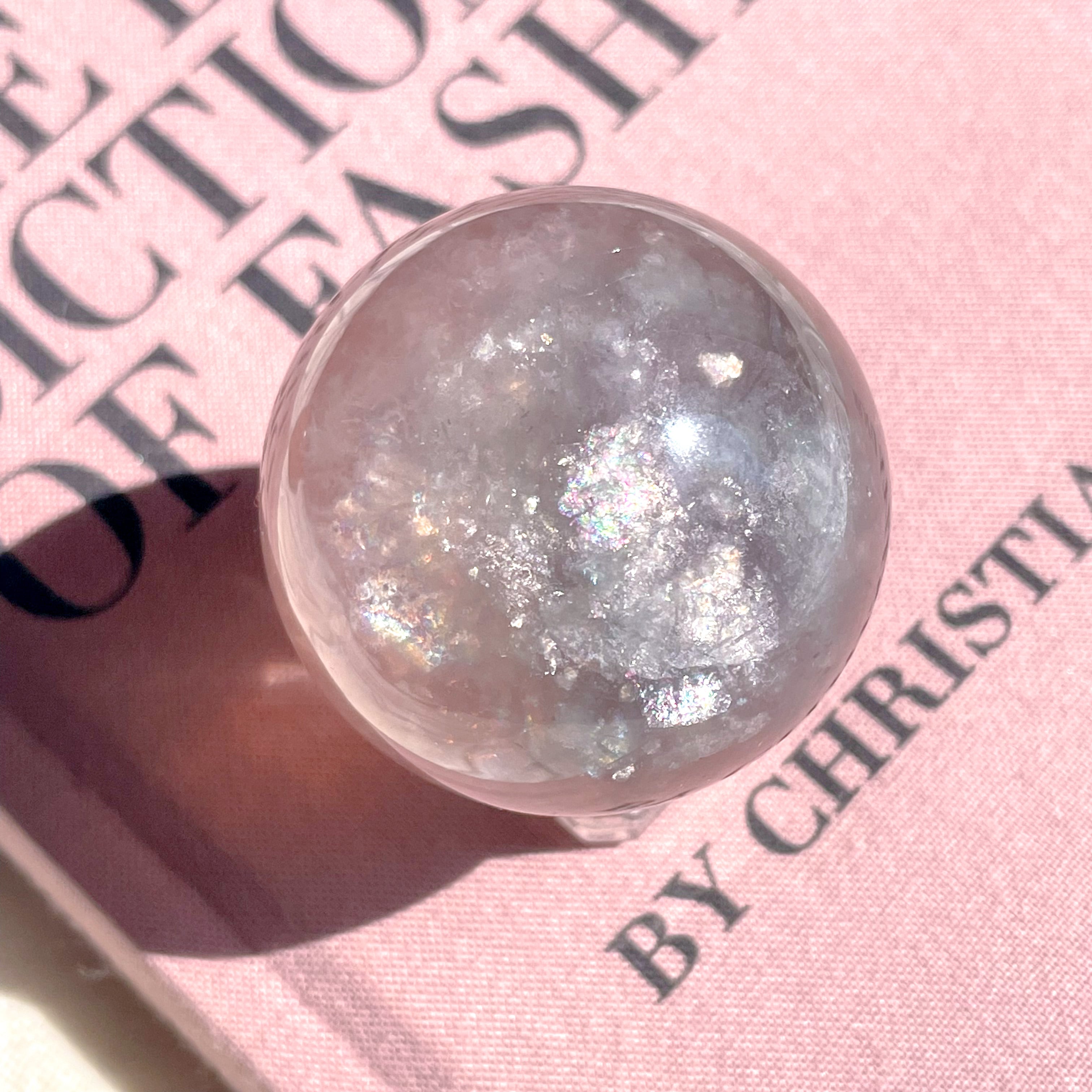 Starlit sky (Mica Fluorite 8) ✧ ピーチマイカフローライト