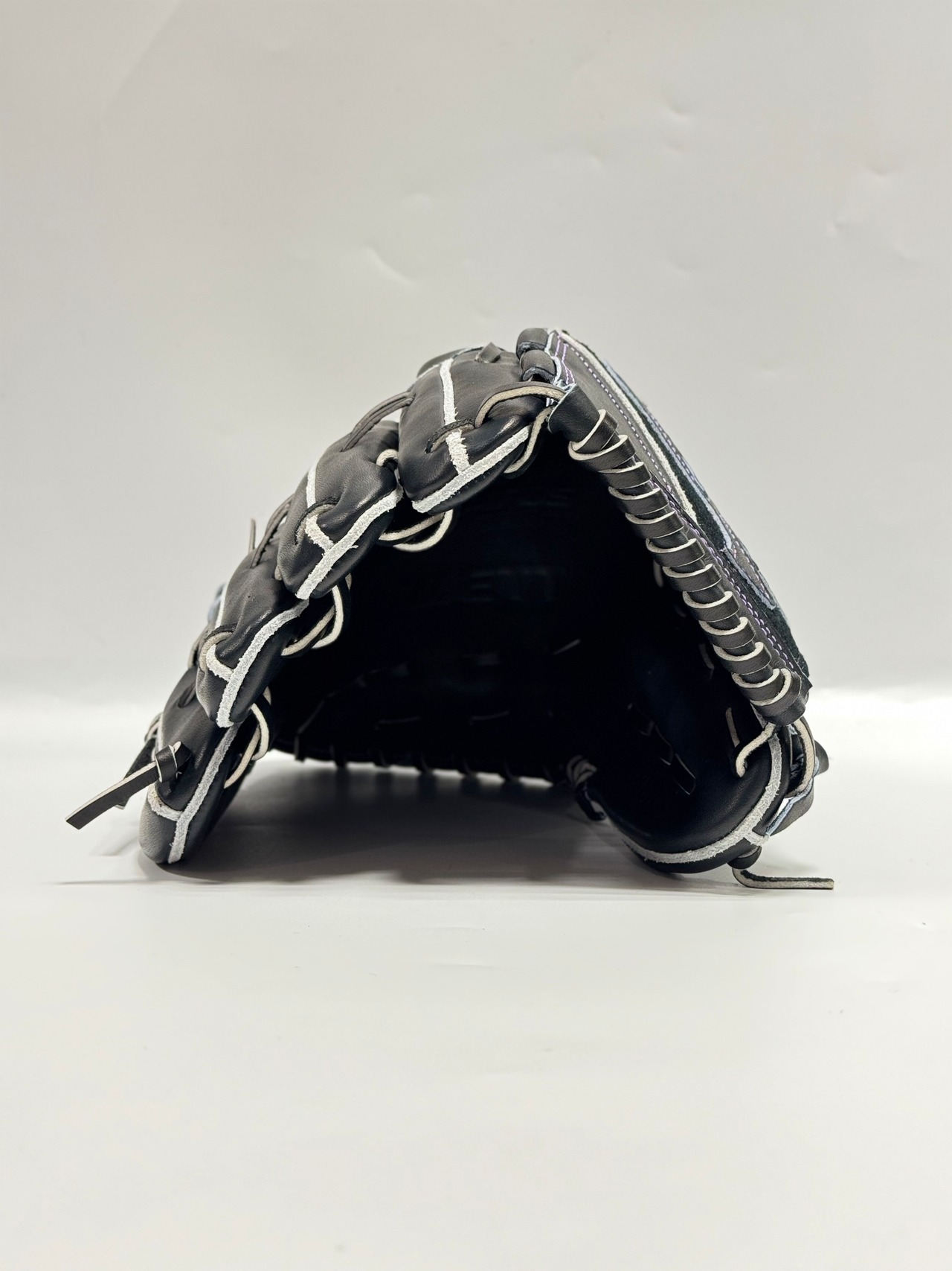 ZETT PROSTATUSーゼットプロステイタス michii supreme order 硬式グローブ ゼットミチイミチイオリジナルグラブ 左投げ用 701型 藤浪モデル 10mm小 ナイトブラック×ライトパープル 72・画像6