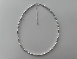 ［再入荷予定あり］#151 mulch beads necklace silver 925