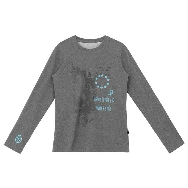 [innomoood] vintage long sleeve loose fitting top