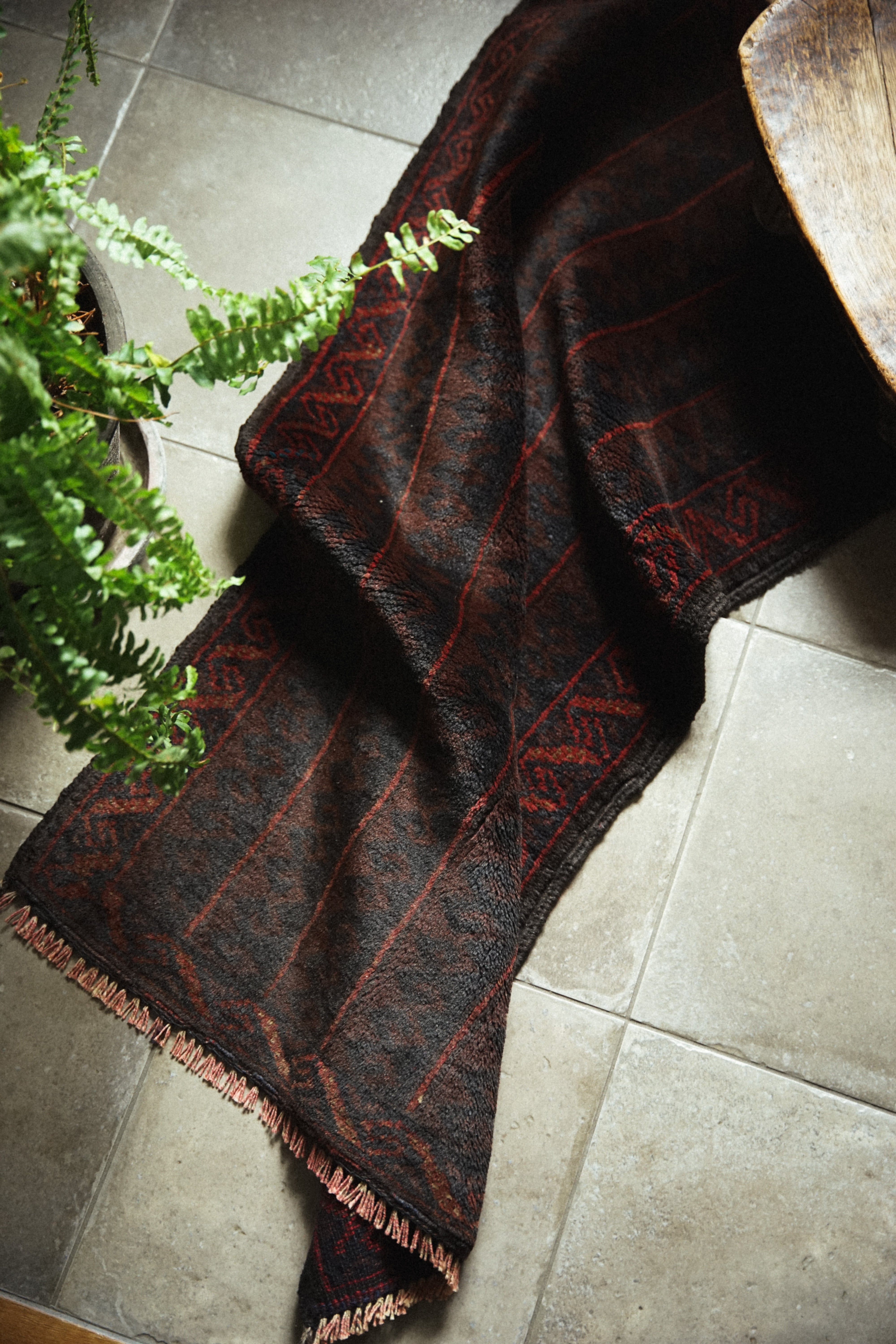 392-Vintage Baluch rug