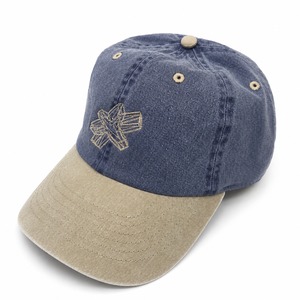 Asterisk Logo Ball Cap / INDIGO×SAND