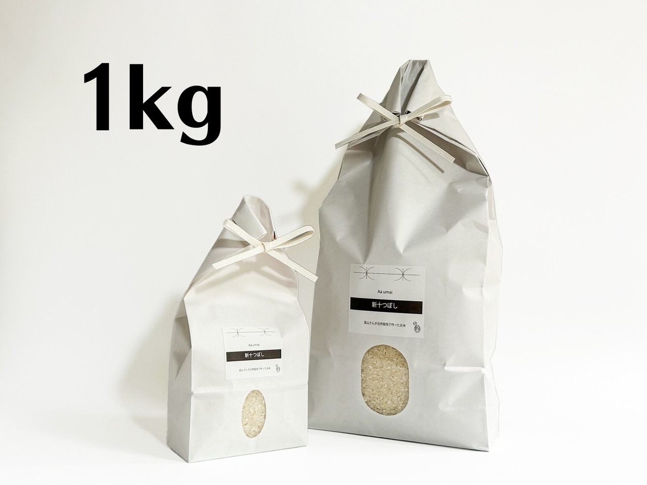 【R08年産】新十つぼし 白米1kg