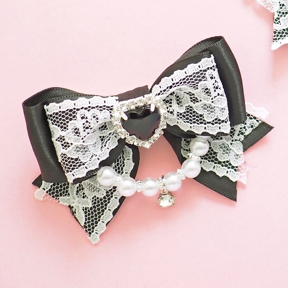 現品限り♡ キラキラビジュー付きヘアクリップ♡ 量産型♡ 地雷系♡