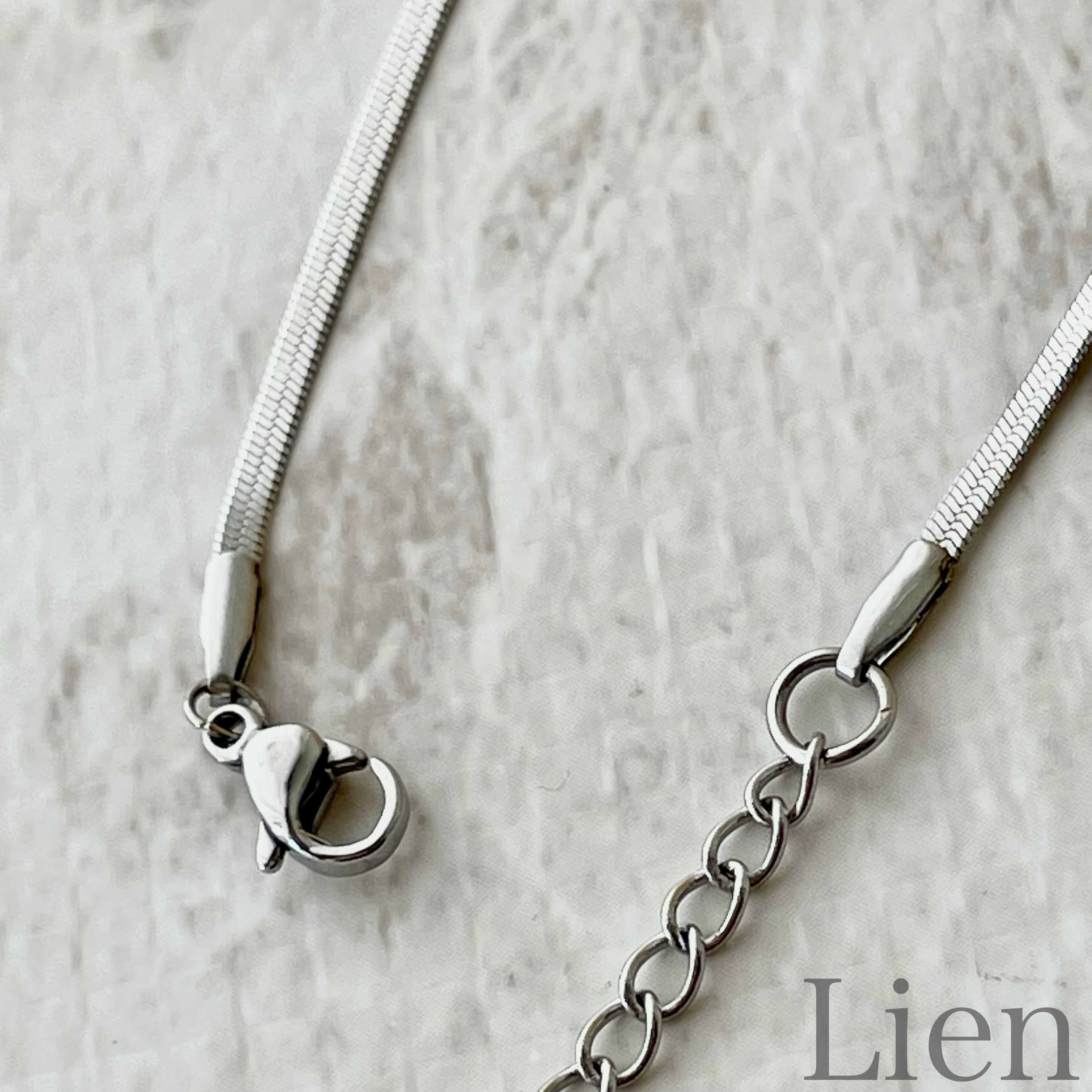 2mm 平打ち スネークチェーン ネックレス◇つけっぱなし!OK 316L