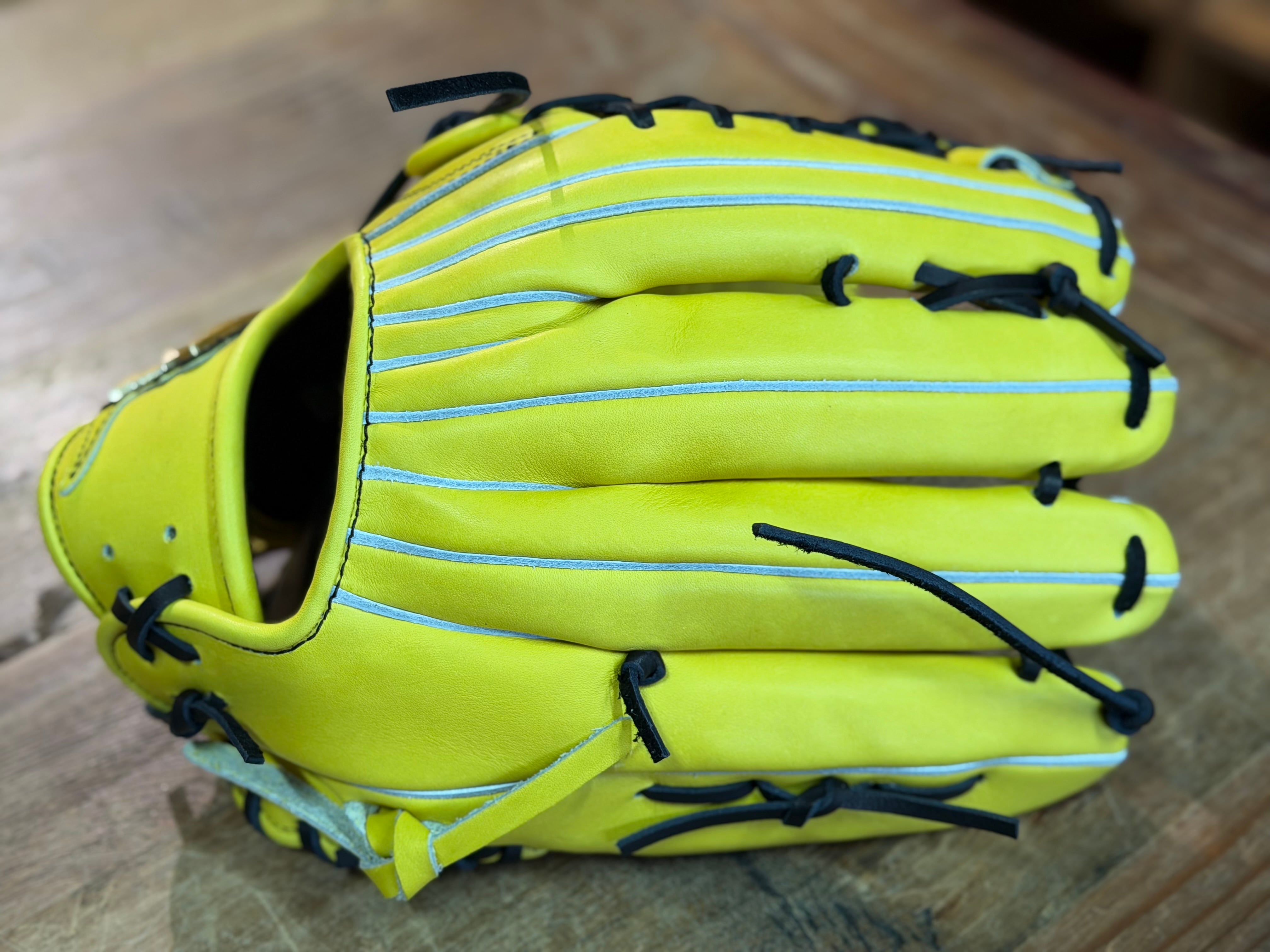 gsグローブ　スーパーヘラクレス型　硬式野球グローブ GS 硬式外野用 スーパーヘラクレス型 STライム×ブラック | 野球専門店