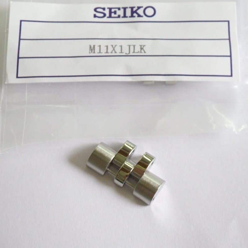 SEIKO セイコー バンドコマ ステンレス シルバー M11X1JLK 純正部品