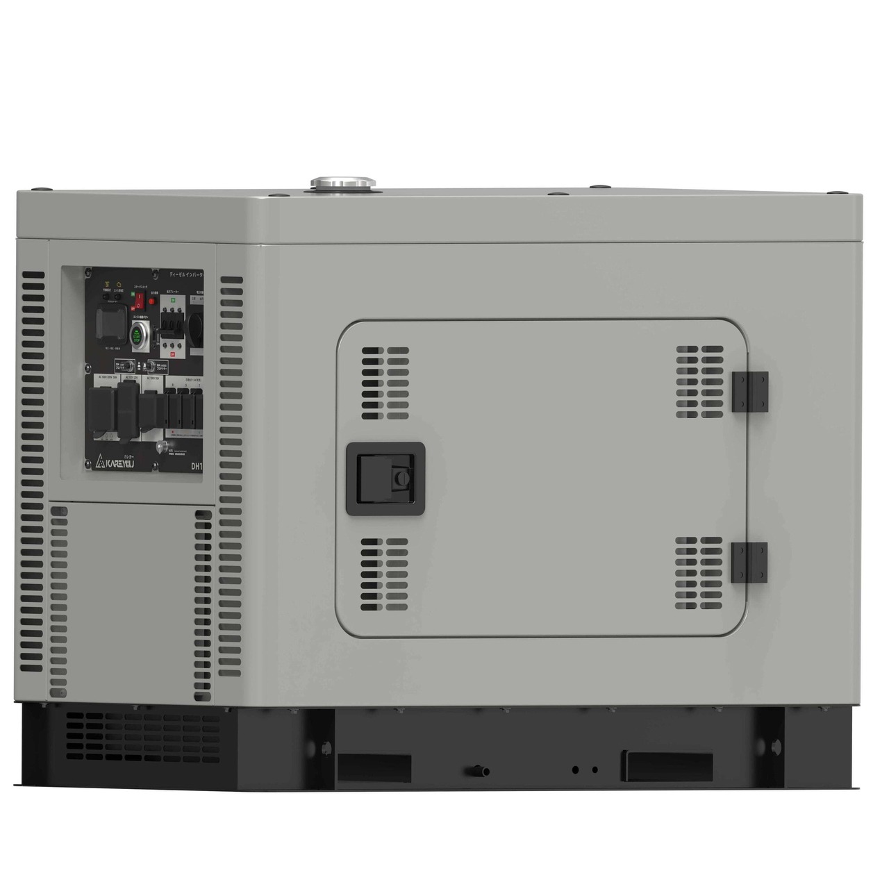 インバーター発電機 防音型ディーゼルエンジン発電機 軽油発電機防音タイプ　Kareyou ディーゼルインバーター発電機 大型業務用 13.2kVA｜低燃費・長時間連続運転｜工場・建設現場・防災用バックアップ電源DH18KiE