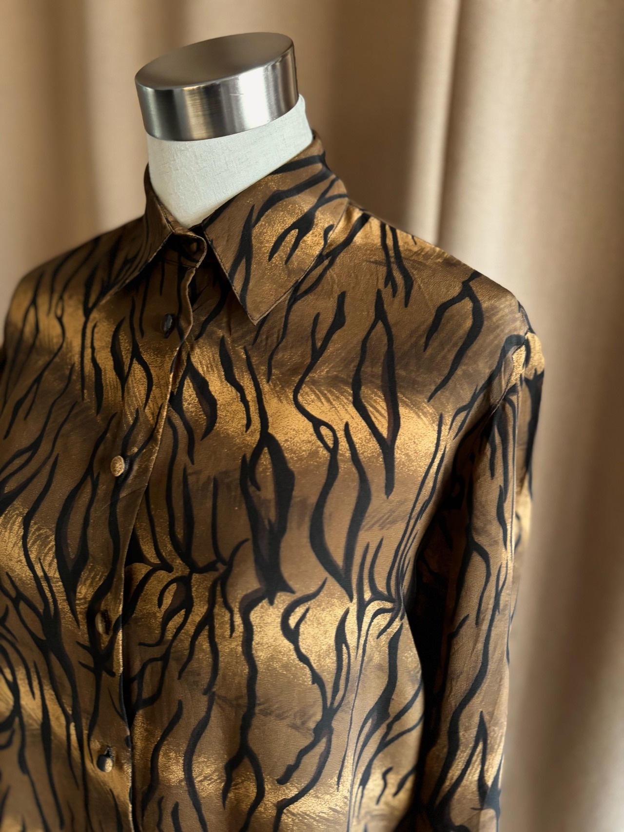 ALLISON TAYLOR silk shirt-4505-1