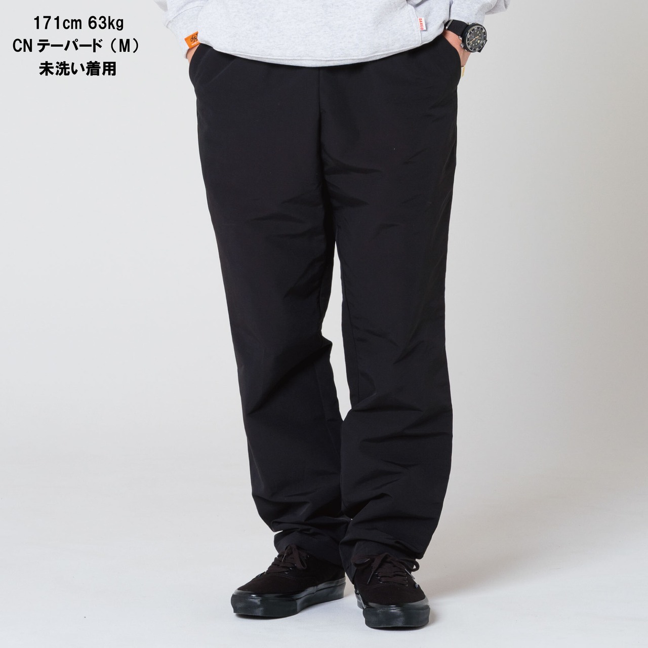【DARGO】CN Tapered Pants（BLACK）