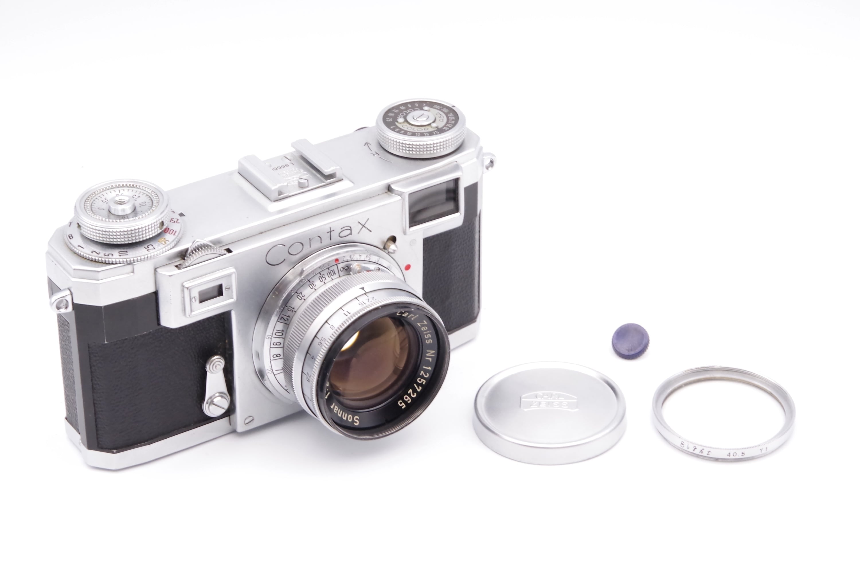 Contax IIa Color Dial+ Carl Zeiss Sonnar 50mm F2 Zeiss Ikon