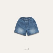 【取寄/韓国直送】melmel 26/SM ブリッシュデニムショートパンツ|夏服|韓国子供服