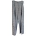 GRAY CHECK PANTS