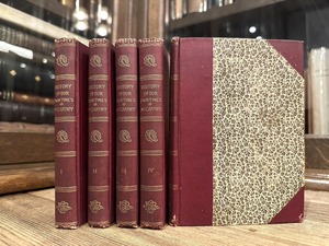 【DC1272】History of Our Own Times from the Accession Of Queen Victoria to the General Election of 1880 -5set- / display books