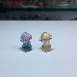 6.ペア☆可愛いフローライト･トイプードル