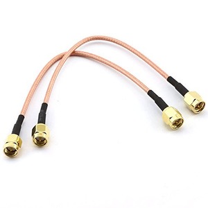 【新着特価】RG316 同軸 ケーブル 両端SMA ケーブル SMA オスオス ケーブル 超低損失 テフロン SMA-P（オス）-SMA-P（オス）高周波同軸ケーブル オス メス SMA-P アマチュア無線 wuernine 無線機アンテナ レシーバー アンプなど用 超低損失 テフロン RG316ケーブル アンテナ延長ケーブル SMA延長ケーブル WIFI無線コネクタ 2本セット (20CM)