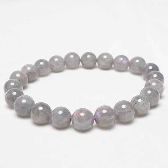 ピンク ラブラドライト ブレスレット 9mm 一点物 メール便送料無料 [M便 1/10] 111-25098